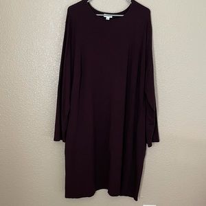 Pure Jill Purple MIDI Dress 3X